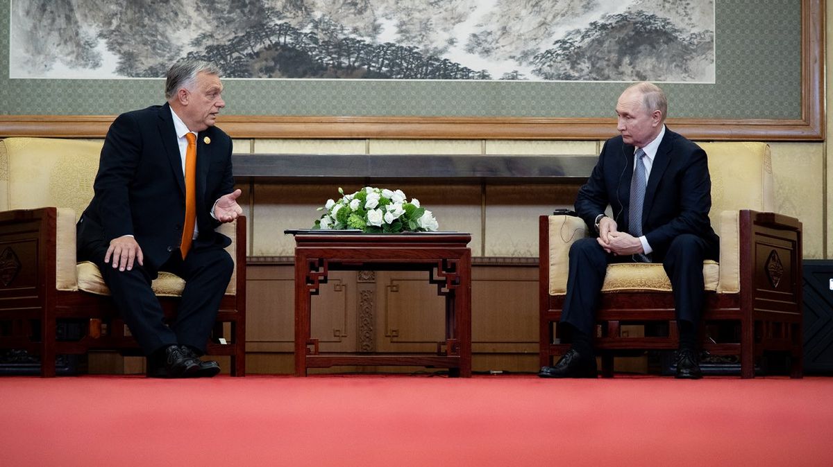 Putin jednal s Orbánem. Pochvaloval si dobré vztahy